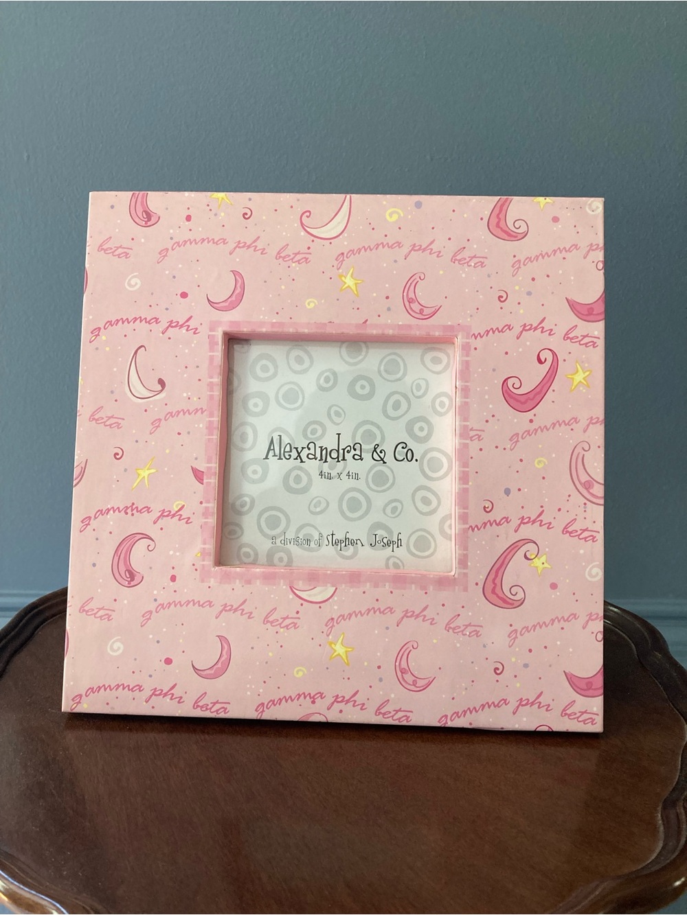 Gamma Phi Beta 4x4 Picture Frame